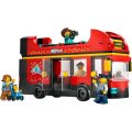 Lego City 60407 Červený dvojposchodový autobus, 384 ks
