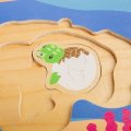 Bigjigs Viacvrstvové puzzle životný cyklus korytnačky