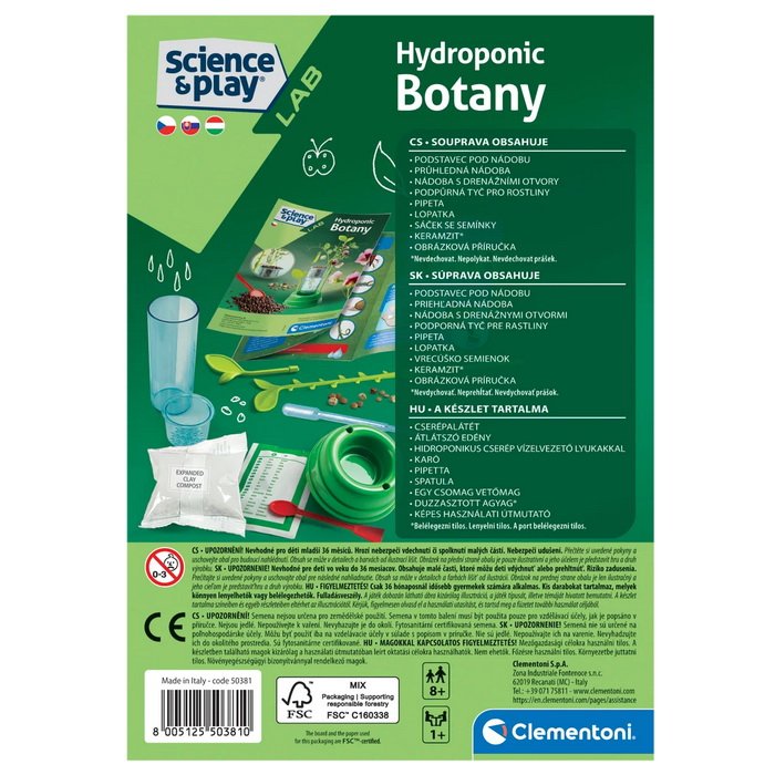 Clementoni Science Hydroponická botanika