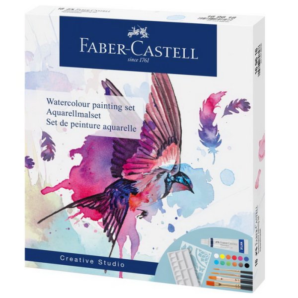 Faber Castell Akvarelový set s príslušenstvom, 18 ks
