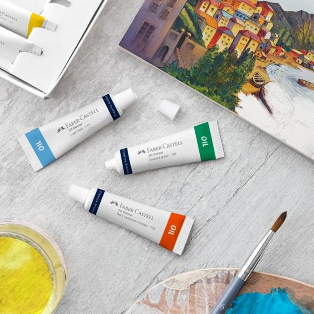 Faber Castell Olejové farby v tube, 24 ks