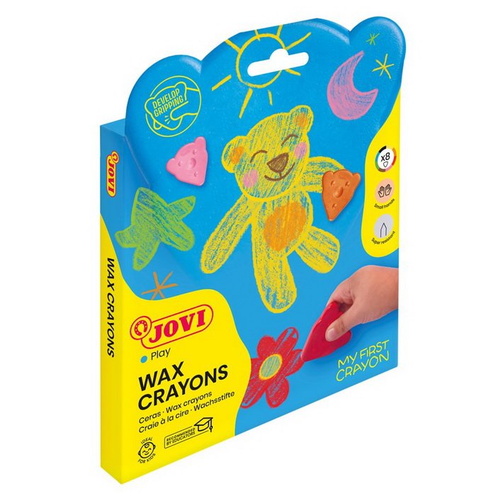 Jovi Medvedík - voskovky pre najmenších, 8 ks