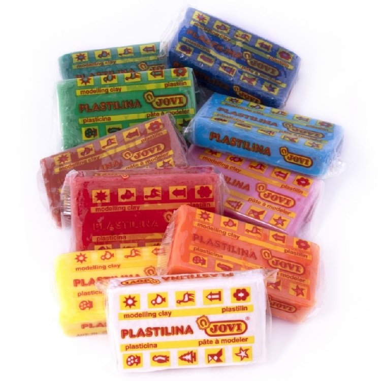 Jovi Plastelína 10 x 50g, 10 farieb