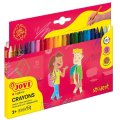 Jovi Plasticolor - dlhé pastelky guľaté 24 ks