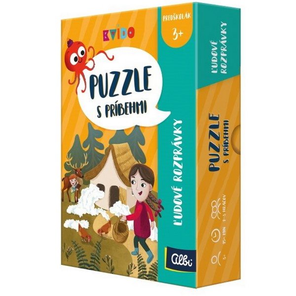 Kvído Puzzle s príbehmi Ľudové rozprávky