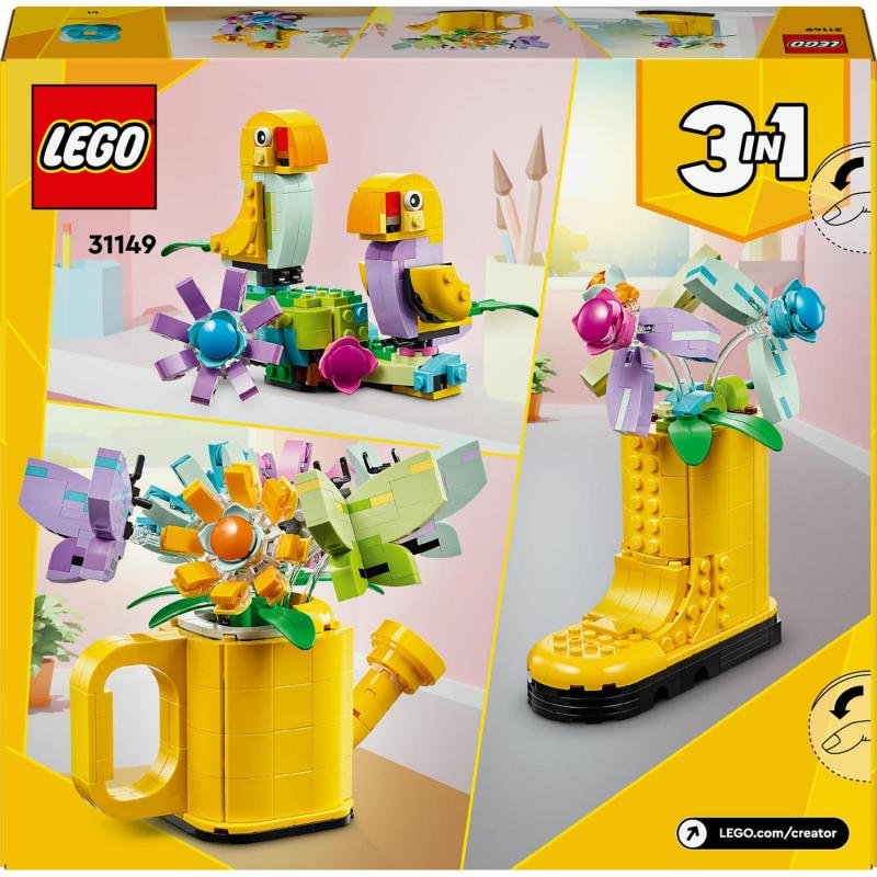 Lego Creator 31149 Kvetiny v krhličke 3v1, 420 ks
