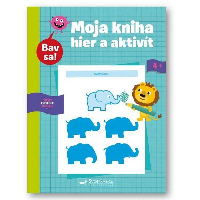 Moja kniha hier a aktivít 4+