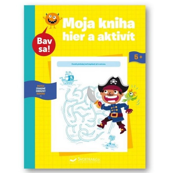 Moja kniha hier a aktivít 5+