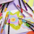 Faber Castell Fixky Fibre-Tip obojstranné pastelové, 10 ks