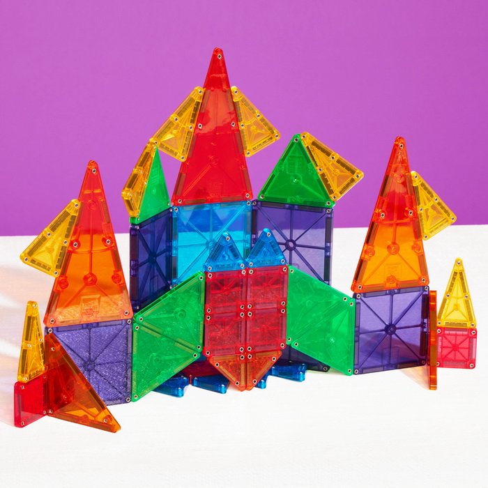 MagnaTiles Magnetická stavebnica Combo, 46 dielov
