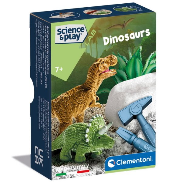 Clementoni Vykopávky dinosaurov, mini sada