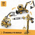 Engino STEM Vysoký žeriav motorizovaný set CB-M40, 3v1