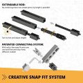 Engino STEM Vysoký žeriav motorizovaný set CB-M40, 3v1