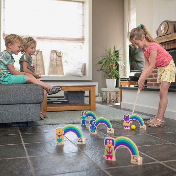 BS Toys Detský kroket Dúha