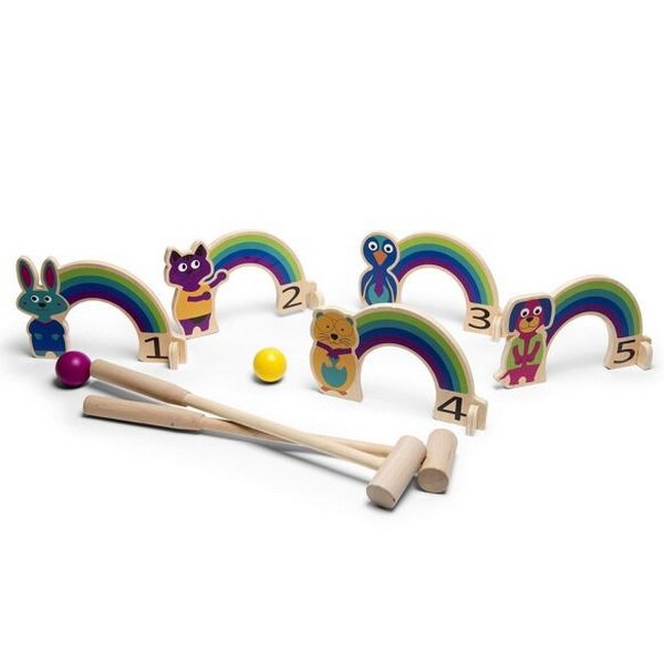 BS Toys Detský kroket Dúha