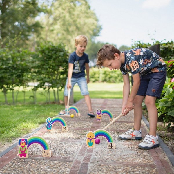 BS Toys Detský kroket Dúha