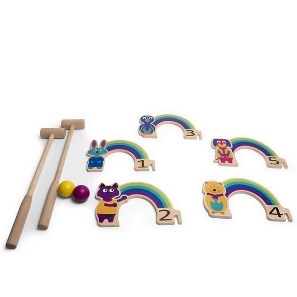 BS Toys Detský kroket Dúha