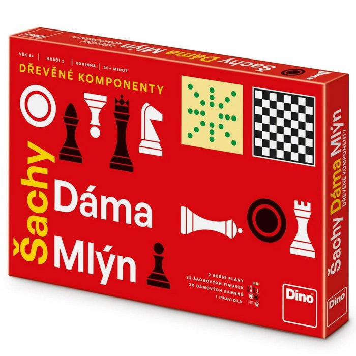Dino Šach, dáma, mlyn