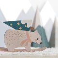 Folia Adventný kalendár - Zasnežená dedinka, 113 ks