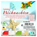 Folia Origami papier Vianoce, 50 ks