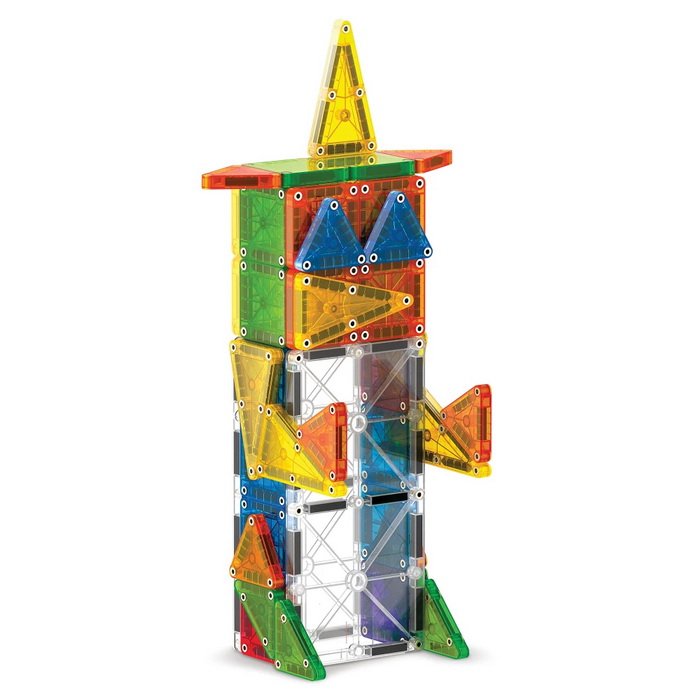 MagnaTiles Magnetická stavebnica microMAGS Deluxe set, 70 dielov