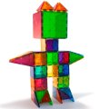MagnaTiles Školská magnetická stavebnica, 100 dielov