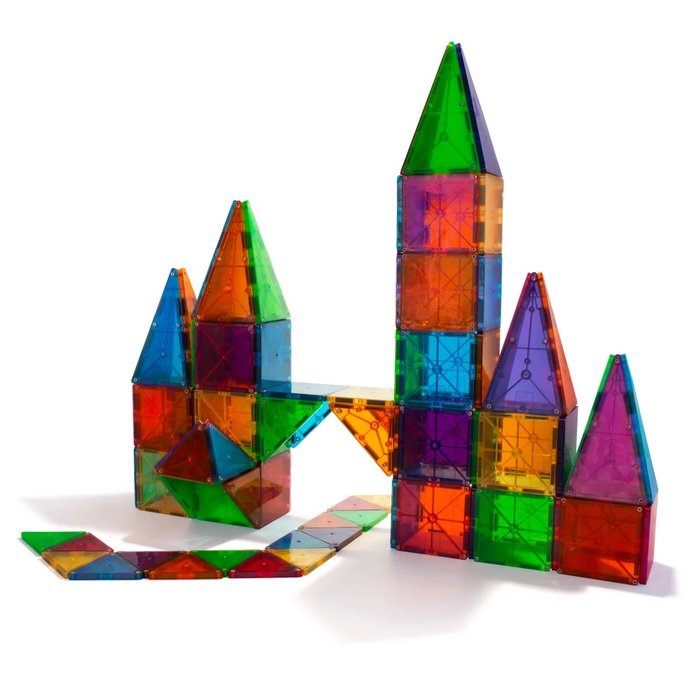 MagnaTiles Školská magnetická stavebnica, 100 dielov