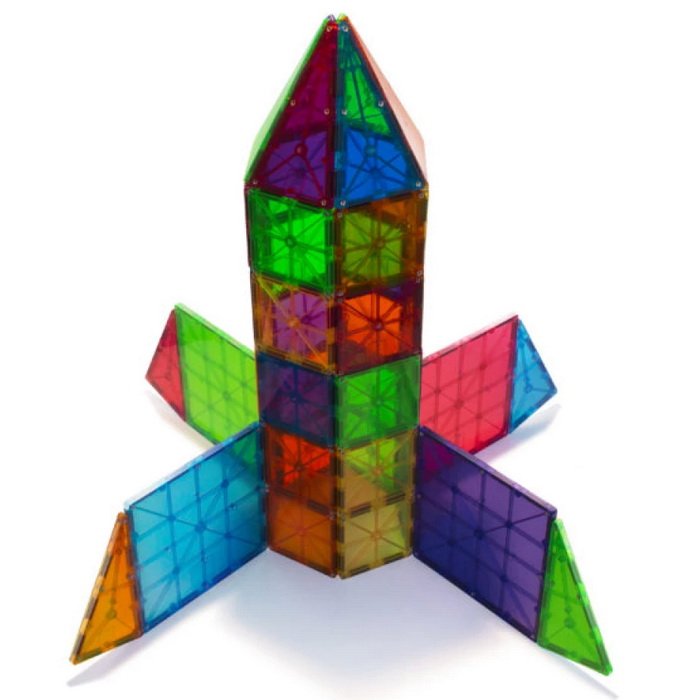 MagnaTiles Školská magnetická stavebnica, 100 dielov