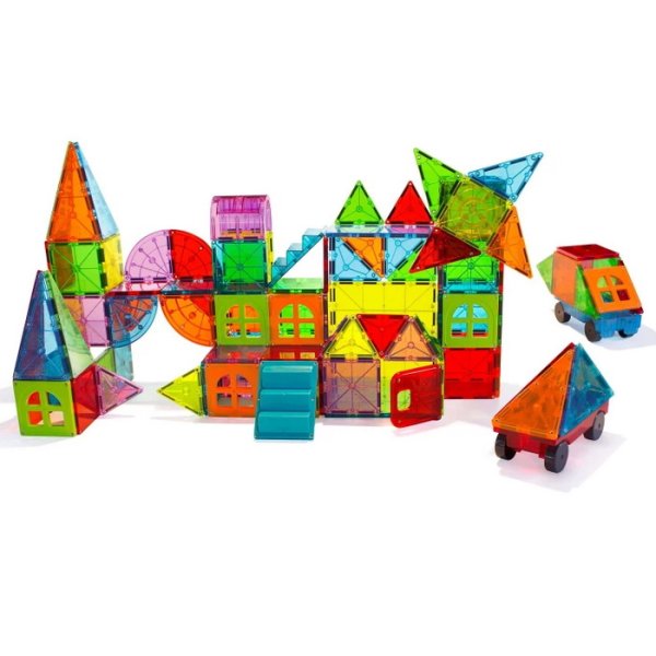 MagnaTiles Školská magnetická stavebnica Metropolis, 110 dielov