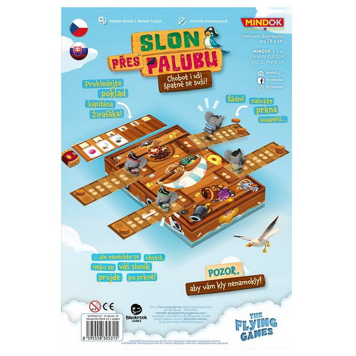 Mindok Slon cez palubu