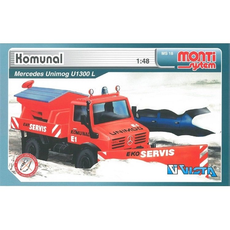 Model Communal Mercedes Unimog U1300 L