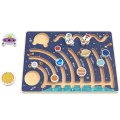 Tooky Toy Drevené bludisko Slnečná sústava