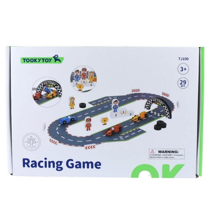 Tooky Toy Pretekárská dráha Formula, 29 ks