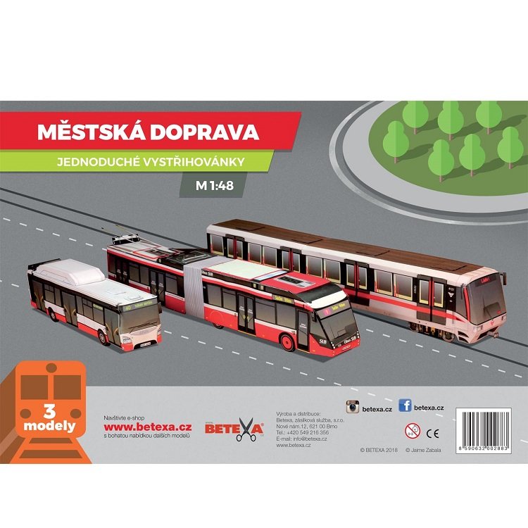 Vystrihovačka Mestská doprava, 3 modely