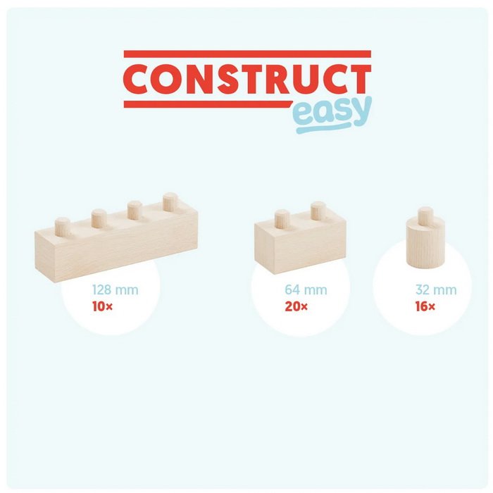 Walachia Stavebnica Construct Easy, 46 ks