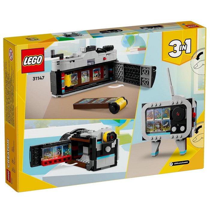 Lego Creator 31147 Retro fotoaparát 3v1, 261 dielikov
