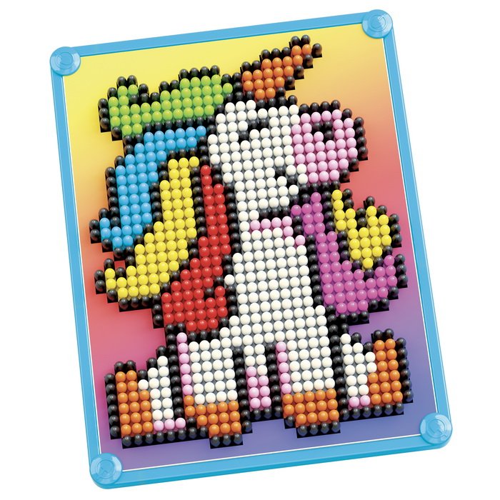 Quercetti Pixel Art Basic Jednorožec, 877 gombíkov