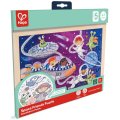 Hape Obojstranné puzzle Priatelia z vesmíru, 48 dielikov