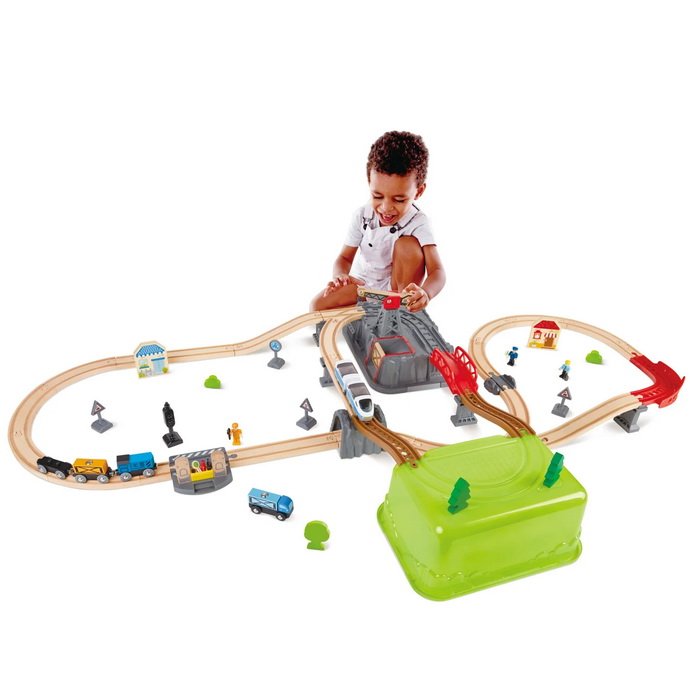 Hape Vláčikodráha v boxe, 50 ks