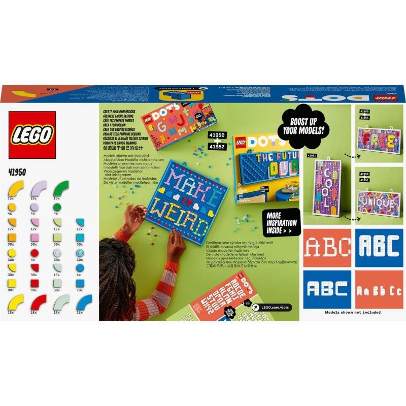 Lego Dots 41950 Záplava DOTS dielikov písmenká, 772 dielikov