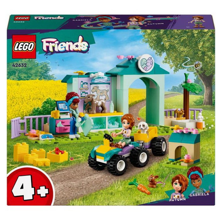 Lego Friends 42632 Veterinárna klinika pre zvieratká z farmy, 161 ks