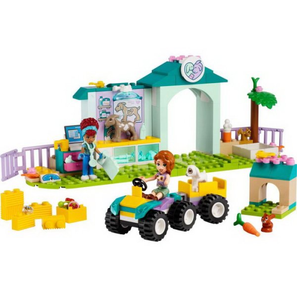 Lego Friends 42632 Veterinárna klinika pre zvieratká z farmy, 161 ks