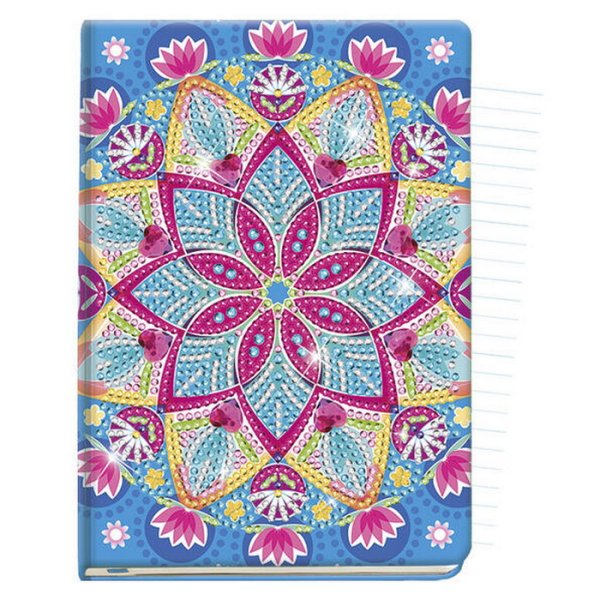 Totum Diamantový denník - Lotosová mandala, 1500 kamienkov