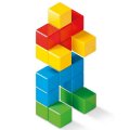 Geomag Magicube Kocky v 4 farbách 64, školská sada