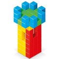 Geomag Magicube Kocky v 4 farbách 64, školská sada