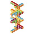 Geomag Magicube Multicolor 64, školská sada