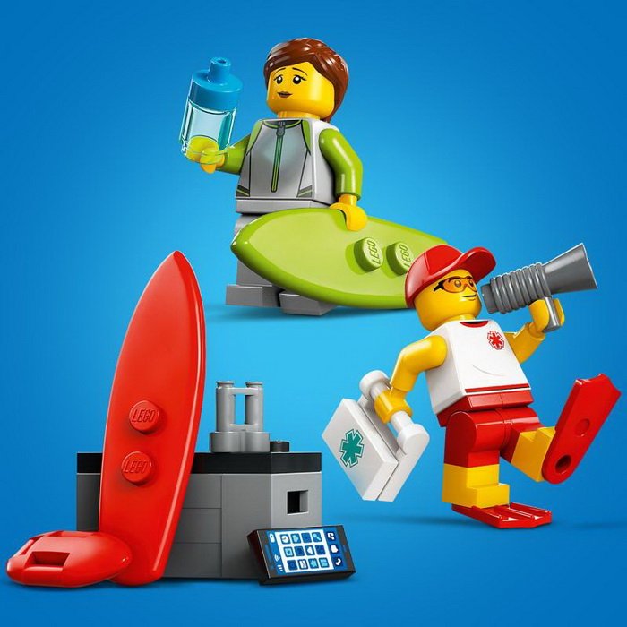 Lego City 60453 Záchranné auto pre plavčíka, 214 ks