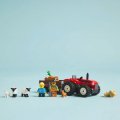 Lego City 60461 Červený traktor s prívesom a ovcami, 116 ks