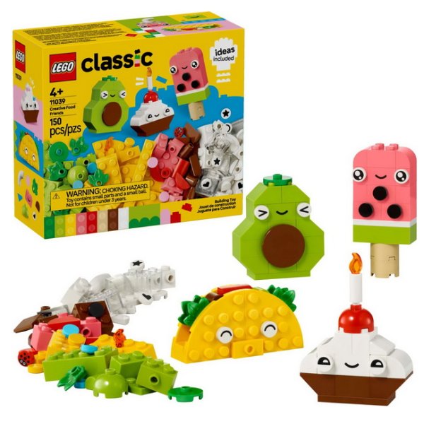 Lego Classic 11039 Kreatívne jedlo, 150 ks