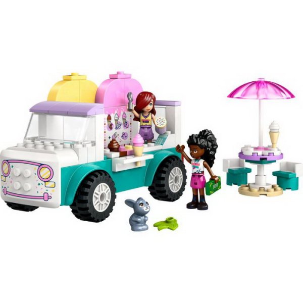 Lego Friends 42644 Zmrzlinárske auto v mestečku Heartlake, 92 ks